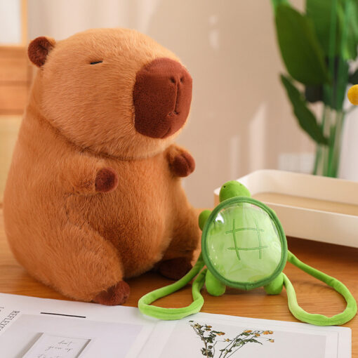 Capibara Buddha Style Stuffed Capybara Doll - Image 7