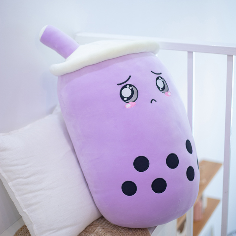 Cute Fruit Drink Plush Stuffed Soft Toy- Strawberry Milk Tea Plush Boba Tea Cup Toy- Bubble Tea Pillow Cushion Kids Gift - Image 10