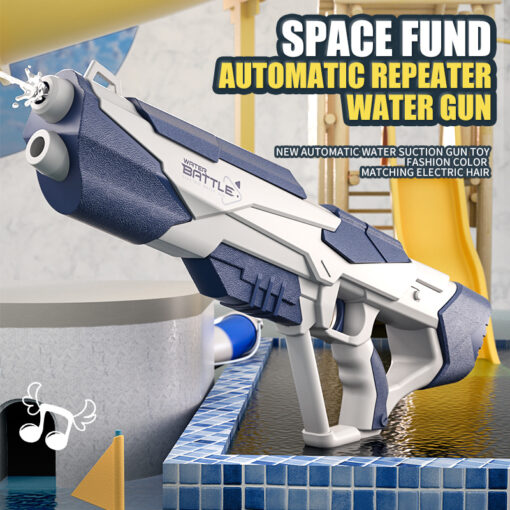 Water Gun -Electric Automatic Water Absorption Water Gun for Outdoor Fights, Beach, Swimming Pool, Bath Toys For Children
