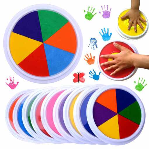 New Hot Selling Kindergarten Finger Print Non-toxic Washable Pigment Mud