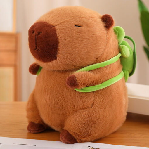 Capibara Buddha Style Stuffed Capybara Doll - Image 9