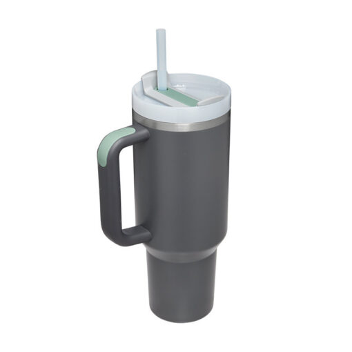 40 Oz Tumbler With Handle Straw Insulated, Stainless Steel Spill Proof Vacuum Coffee Cup Tumbler With Lid Tapered Mug Gifts For Valentine Lover Suitable For Car Gym Office Travel - Image 4