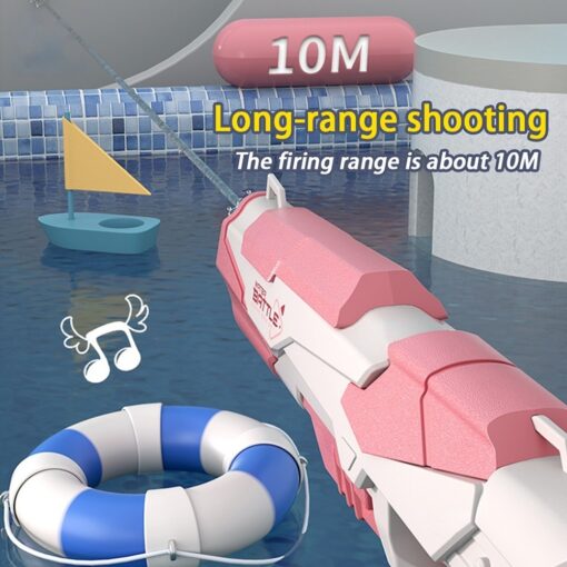 Water Gun -Electric Automatic Water Absorption Water Gun for Outdoor Fights, Beach, Swimming Pool, Bath Toys For Children - Image 4