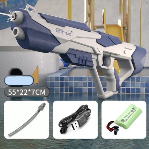 Water Gun -Electric Automatic Water Absorption Water Gun for Outdoor Fights, Beach, Swimming Pool, Bath Toys For Children - Image 9