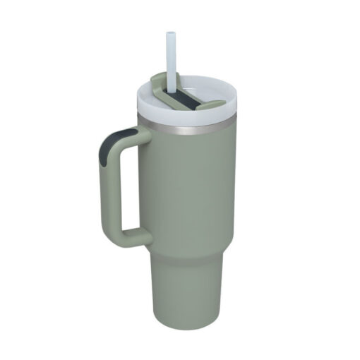 40 Oz Tumbler With Handle Straw Insulated, Stainless Steel Spill Proof Vacuum Coffee Cup Tumbler With Lid Tapered Mug Gifts For Valentine Lover Suitable For Car Gym Office Travel - Image 6